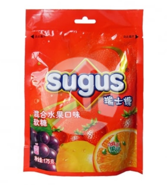 SUGUS Candy Mix Fruit Candy 175g/PKT