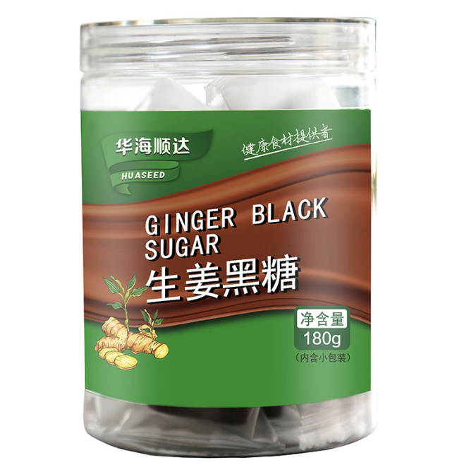 HHSD Ginger Black Sugar 180g | 华海顺达 生姜黑糖 瓶装 180g