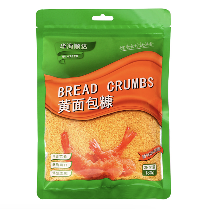 HHSD Bread Crumbs Yellow 180g | 华海顺达 黄面包糠 180g