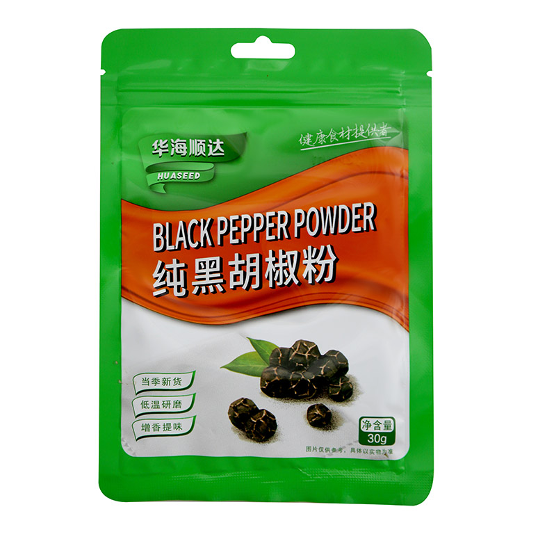 HHSD Black Pepper Powder 30g | 华海顺达 纯黑胡椒粉 30g