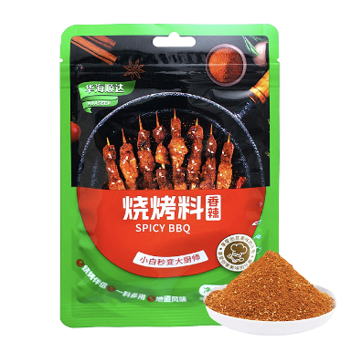 HHSD Hot Spices Taste BBQ Seasoning 35g | 华海顺达 烧烤料 香辣味 35g