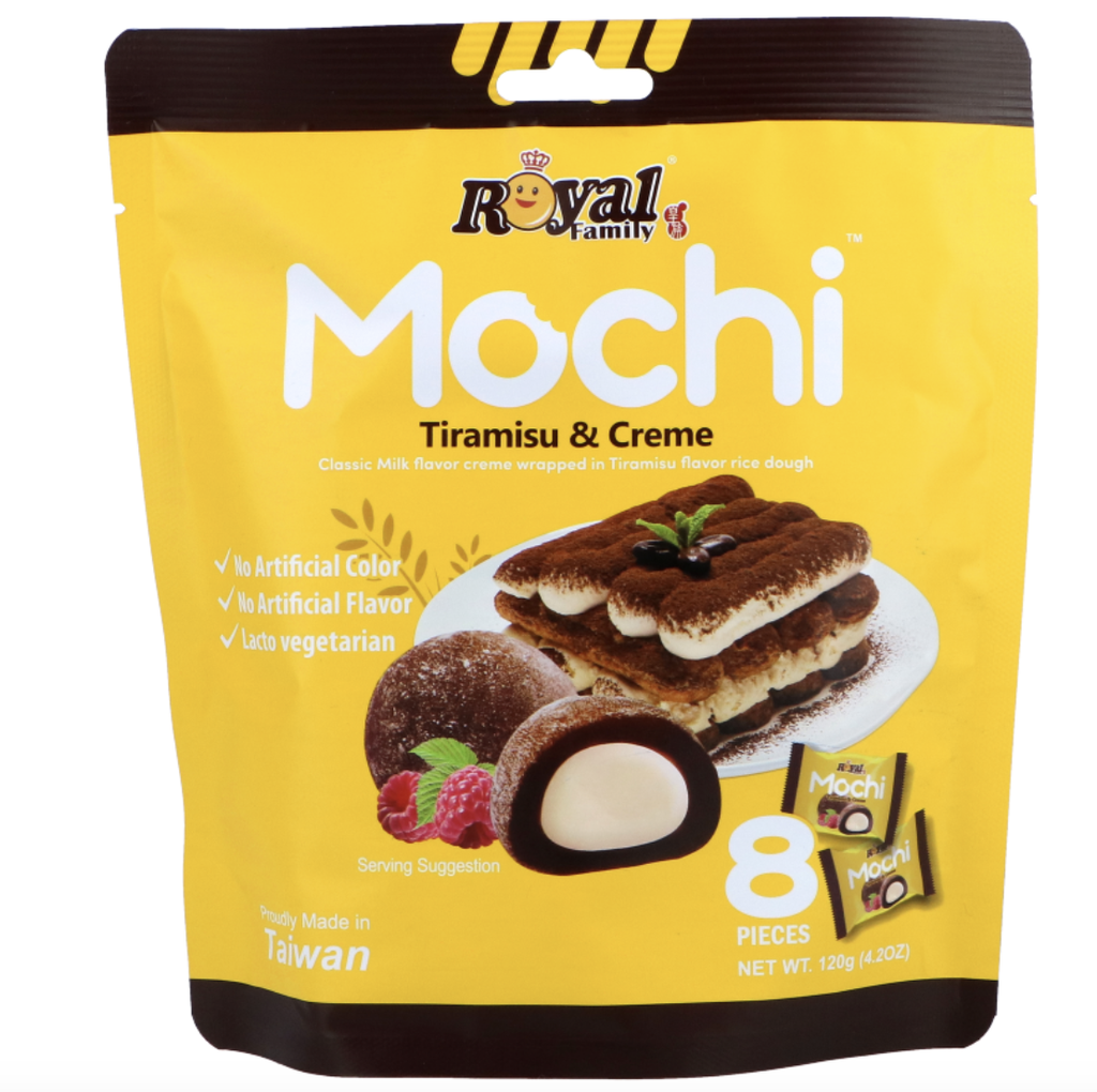 ROYAL FAMILY Mochi Tiramisu Creme Flavor 120g | 皇族 麻薯 提拉米苏味 120g