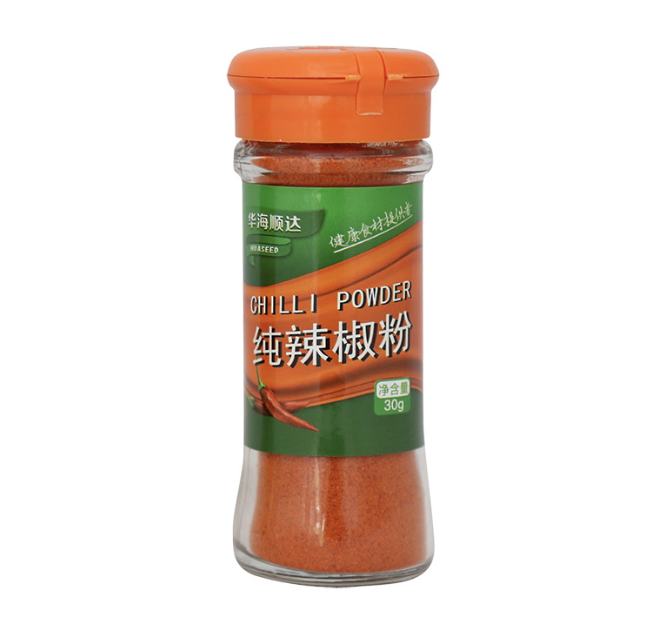 HHSD Chilli Powder Bottle 28g | 华海顺达 纯辣椒粉 瓶装 28g