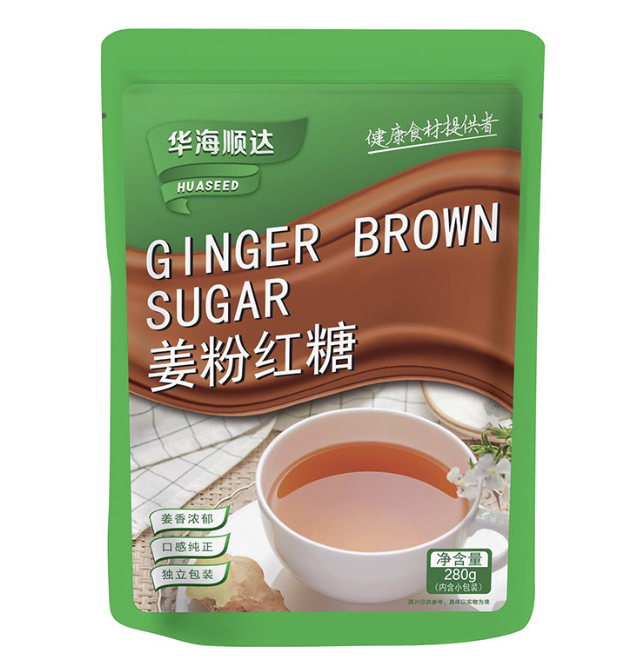 HHSD Ginger Brown Sugar 280g | 华海顺达 姜粉红糖 280g