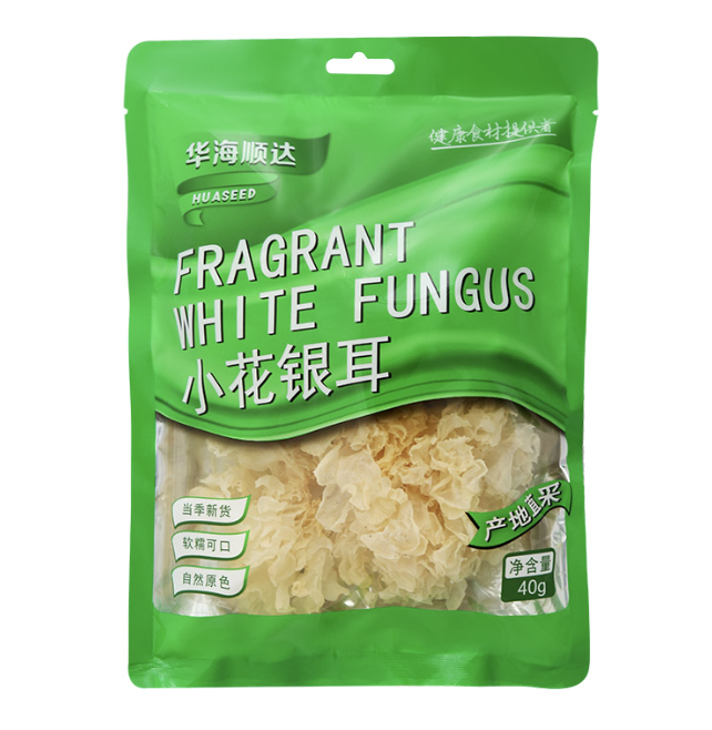 HHSD White Fungus 40g | 华海顺达 小花银耳 40g