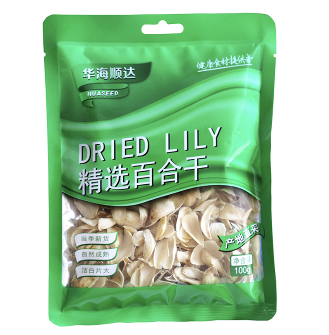 HHSD Dried Lily 100g | 华海顺达 精选百合干 100g