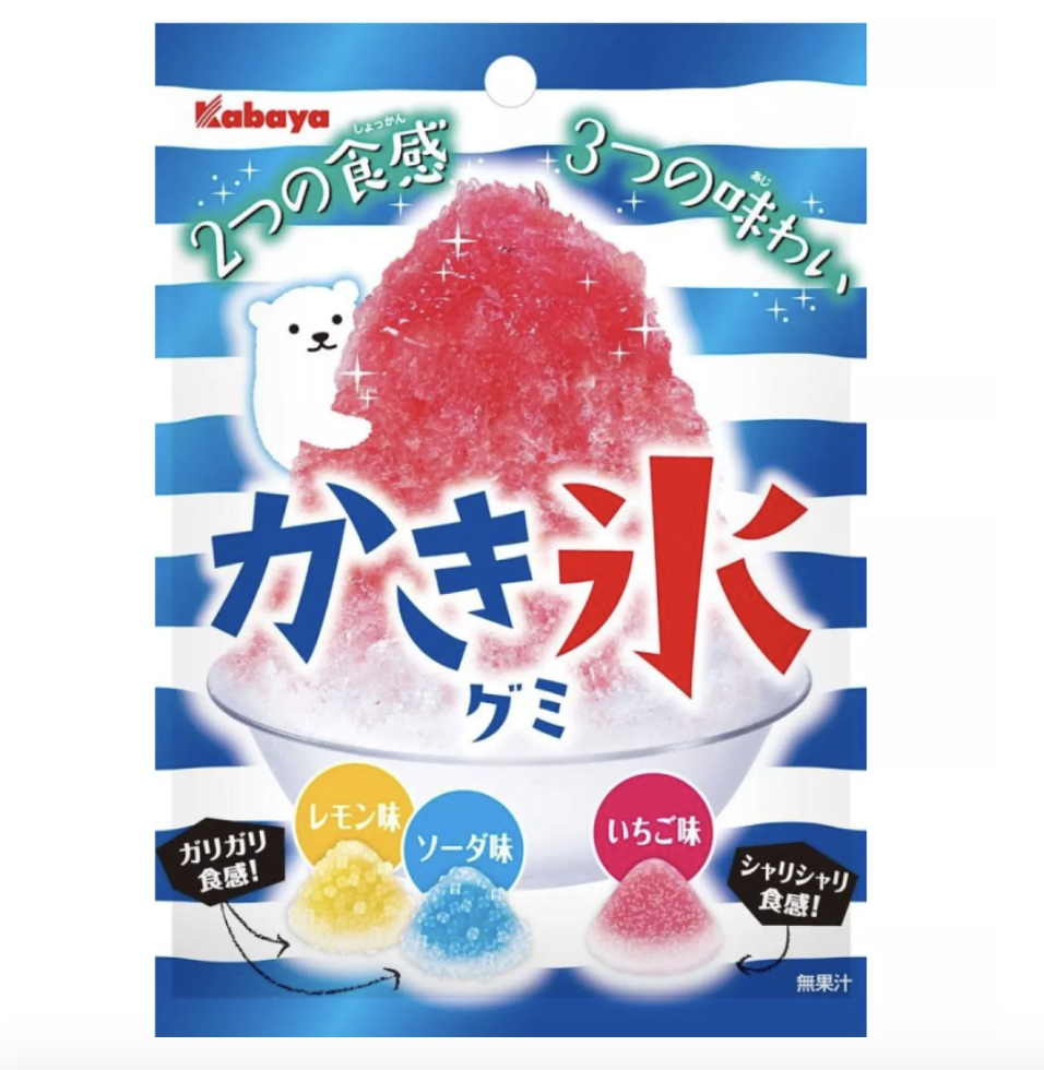 JP KABAYA Shaved Ice Gummy 55g | KABAYA  刨冰软糖 55g