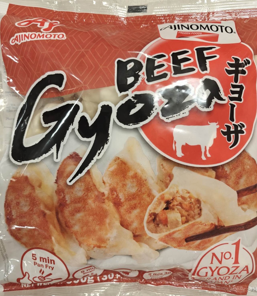 Ajinomoto Beef Gyoza 600g | Ajinomoto 牛肉煎饺 600g