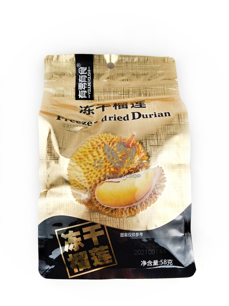 YLYS Freeze Dried Durian 58g | 有零有食 榴莲冻干 58g