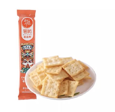 QQ KZC Crispy Potato Crackers Kimchi Flavor 35g | 洽洽 喀吱脆 薯脆饼干 韩国泡菜味 35g