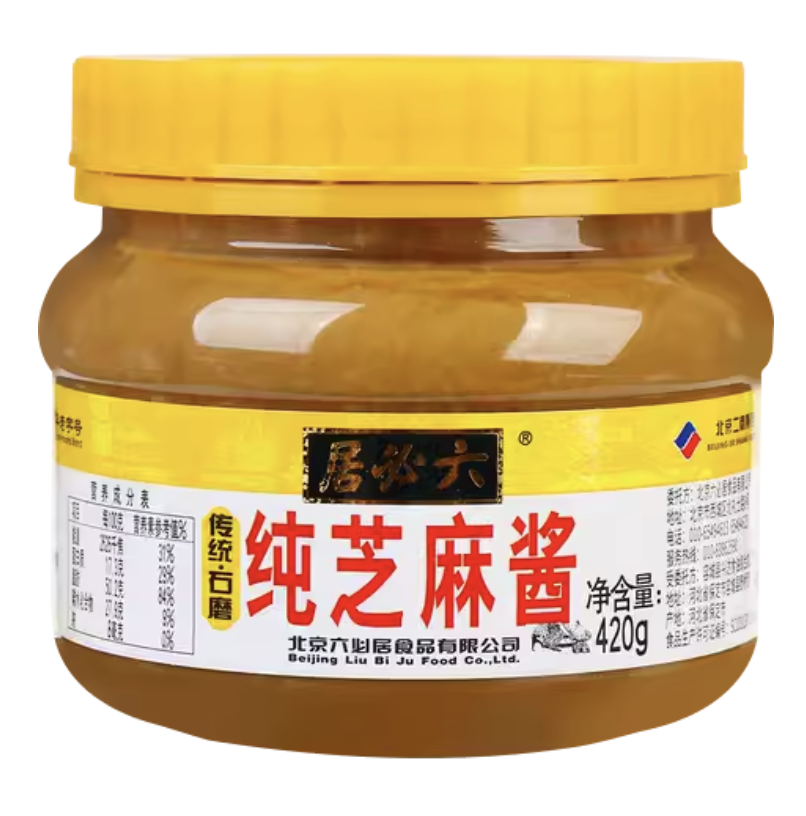 LBJ Sesame Sauce 420g | 六必居 纯芝麻酱 420g