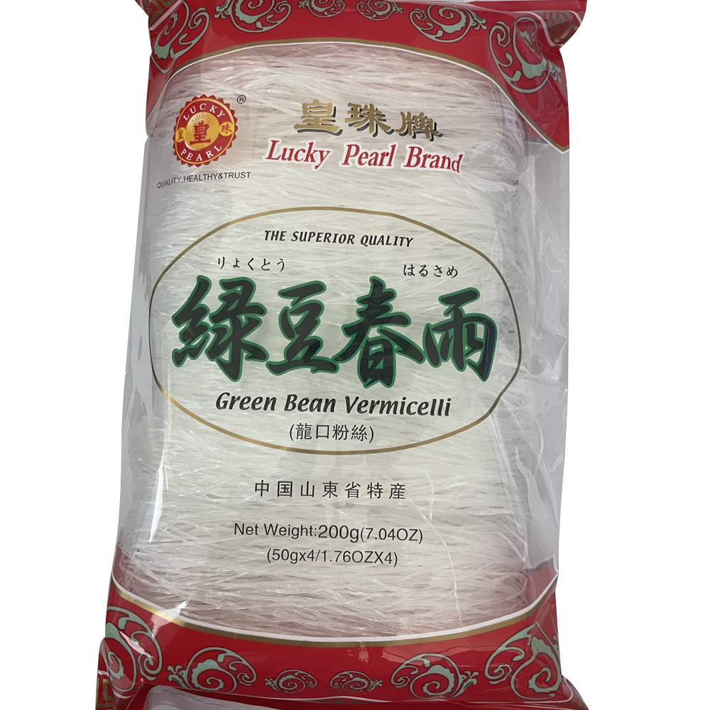 Lucky Pearl Brand Longkou premium Vermicelli (Green Bean) 400g | 皇珠 特级龙口粉丝 (绿豆春雨) 400g