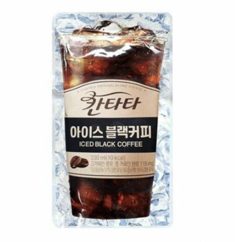 LOTTE Kantata Ice Black Coffee 230ml | 乐天 冰黑咖啡 230ml