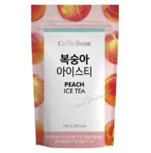 COFFEE BENE Ice Tea Peach Flavor 190ml | COFFEE BENE 冰茶 桃子味 190ml