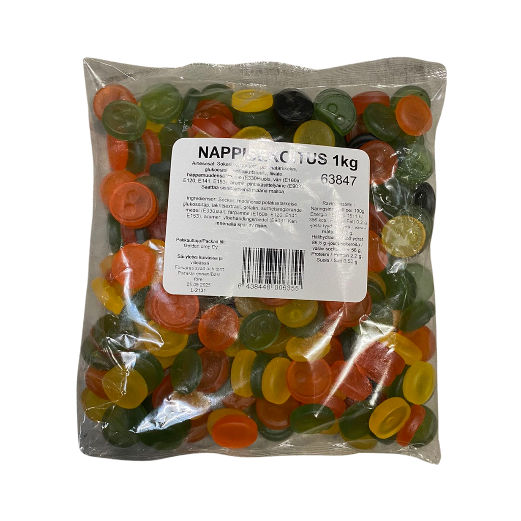 GC Button Figure Candies 1kg | GC 纽扣糖 1kg