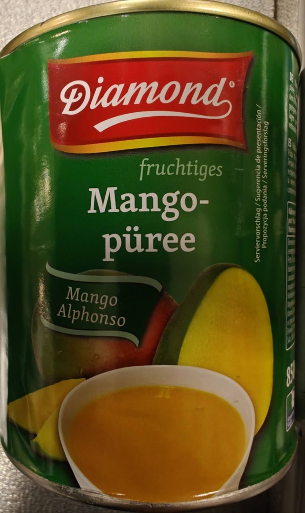 Diamand Mango puree Alphonso 850g | 钻石牌 芒果泥 850g