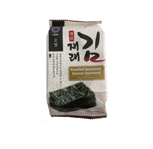 OBAP Roasted Seaweed Snack 5g | OBAP 烤海苔 5g