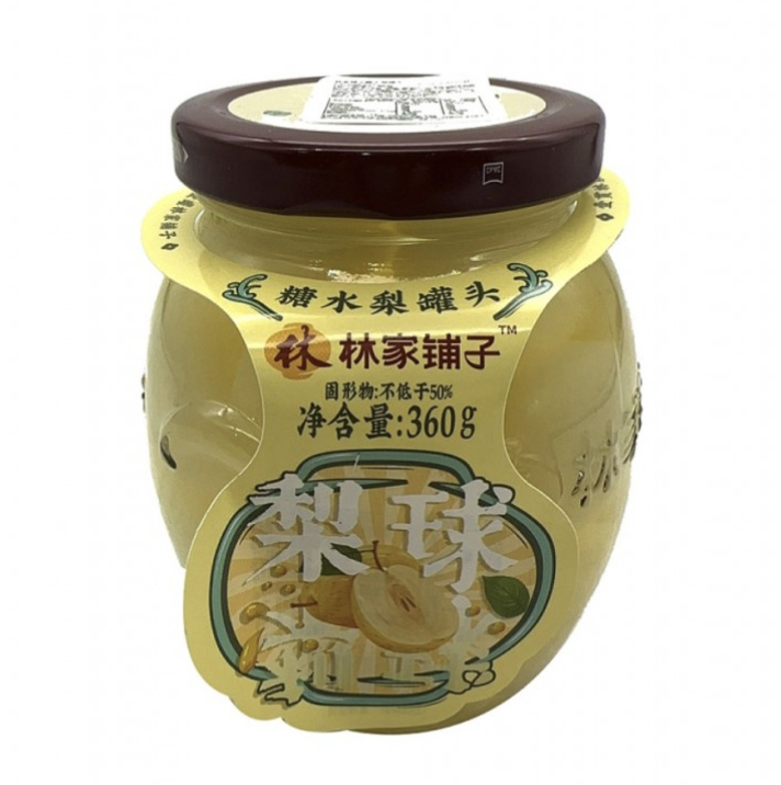 LJPZ Pear in Syrup 350g | 林家铺子 糖水梨罐头 350g