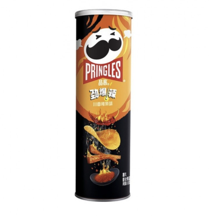 PRINGLES Chips Sichuan Spicy Strips Flavor 110g | 品客 薯片 川香辣条味 110g