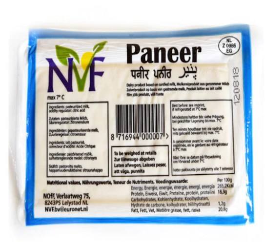 Fresh NVF Paneer Cheese 5kg!!!!!!! | 新鲜 印度芝士 !!!5 KG