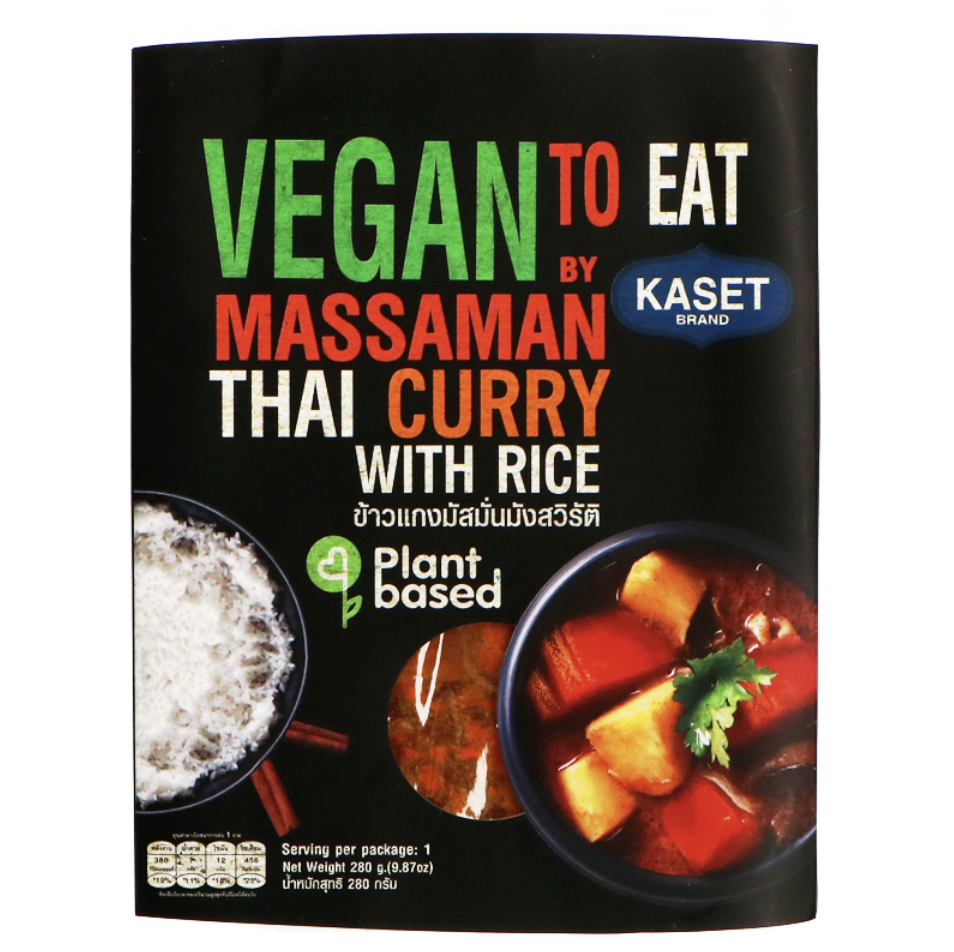 KASET Instant Curry Massaman Vegan Flavor 280g | KASET 即食咖喱 玛莎曼味 280g