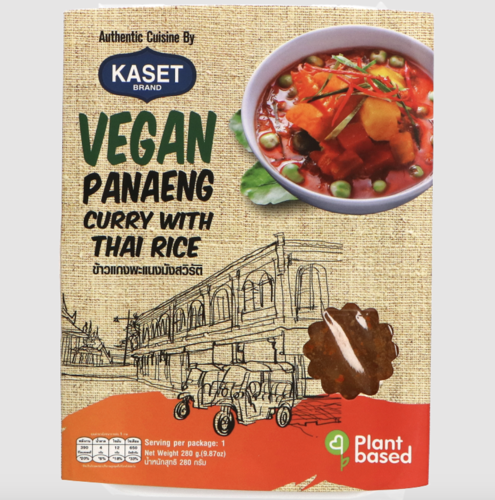 KASET Instant Curry Panaeng Vegan Flavor 280g | KASET 即食咖喱 帕能咖哩味 280g