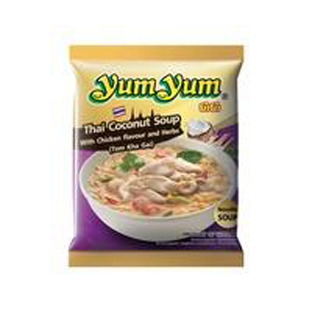 ASEA YUM YUM Instant Noodles Thai Coconut Soup (Tom Kha Gai) 100g | YUM YUM 泰式椰奶鸡汤面 100g
