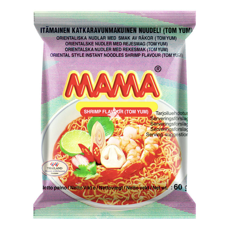 ASEA MAMA Shrimp/Tom Yum Flavour 60g | MAMA 冬阴功虾面 60g