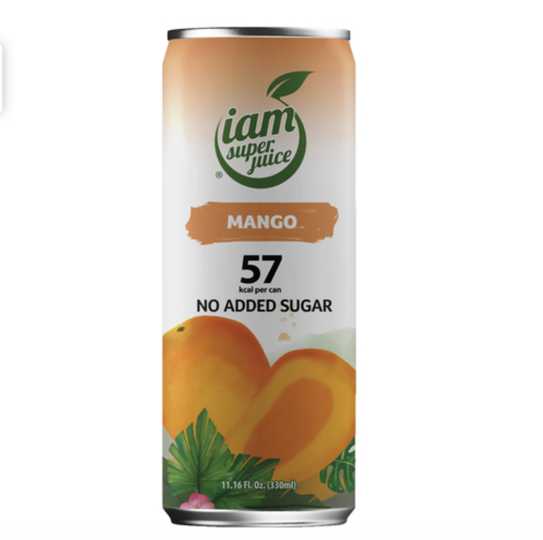 IAM Mango Drink No Sugar 330ml丨IAM 芒果饮料 330ml