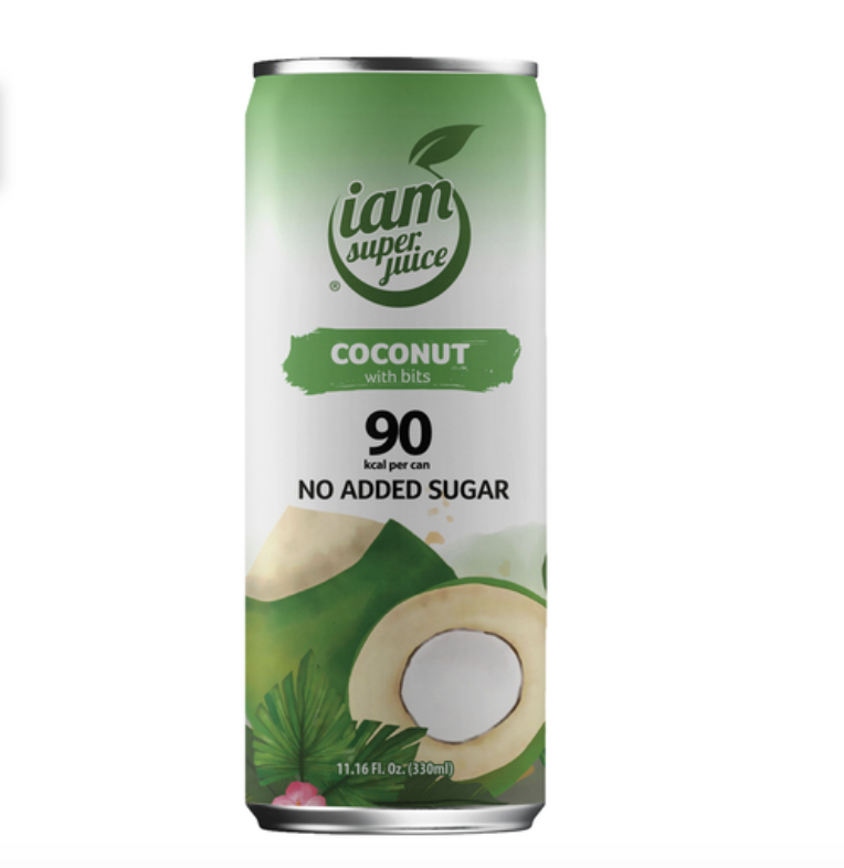 IAM Coconut Water No Sugar 330ml丨IAM 椰子水饮料 330ml