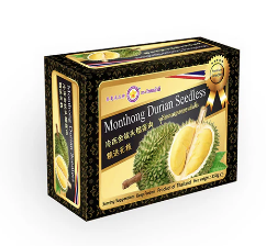 THAI AO QI Premium Monthong Durian Meat Seedless 450g | 泰奥琪 精选无核金枕头榴莲肉 450g