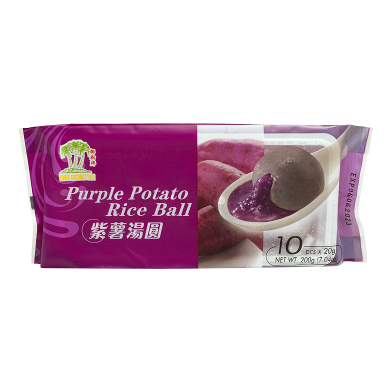 TCT Rice Ball Sweet Purple Potato Flavor 200g | TCT 汤圆 紫薯味 200g