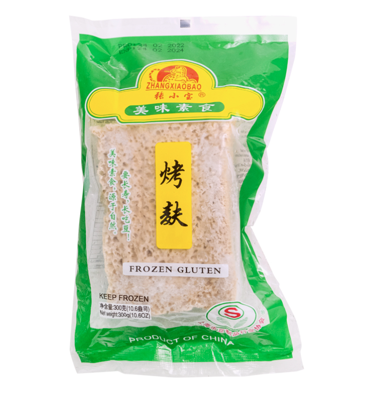 ZXB Frozen Gluten 300g | 张小宝 冷冻烤麸 300g