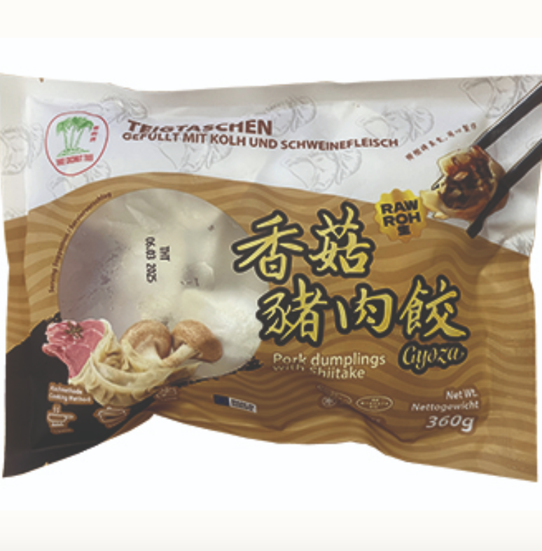 TCT Dumplings Pork Mushroom Flavor 360g | TCT 猪肉香菇水饺 360g