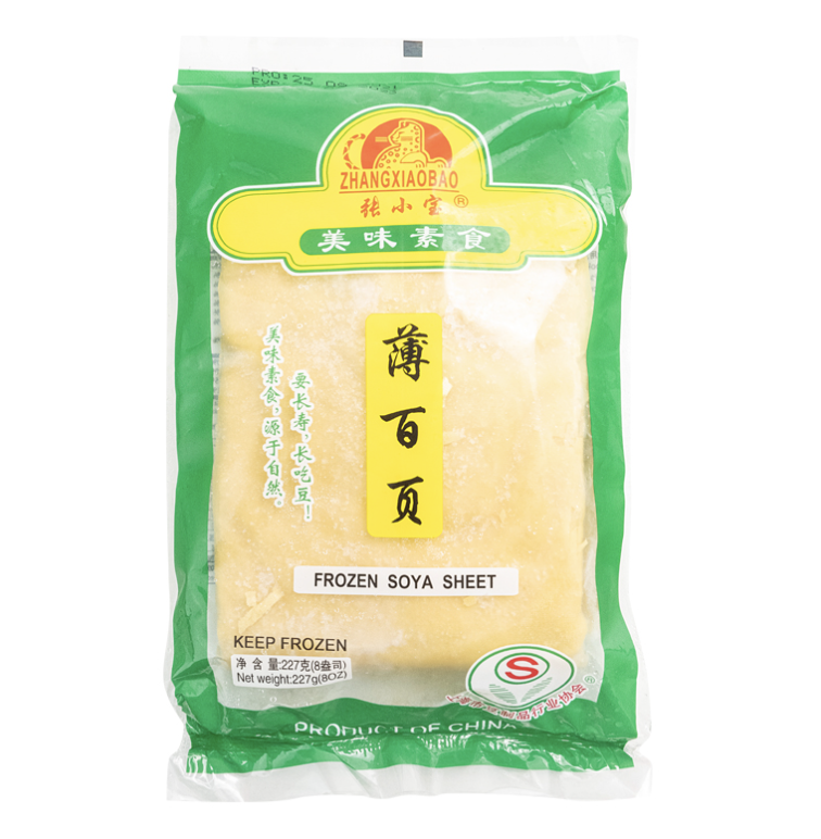 ZXB Frozen Soy Sheet 227g | 张小宝 冷冻 薄百叶 227g