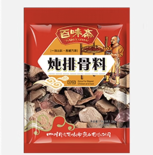 BWZ Spice For Stewed Ribs 36g | 百味斋 炖排骨料 36g