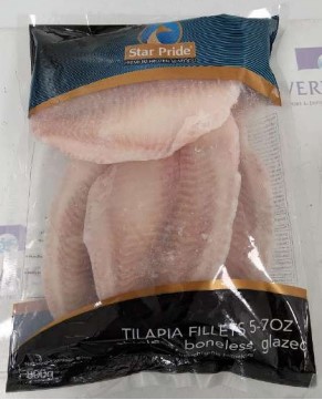 Star Pride Tilapia Fillet 5/7 NW 800g | SP 中餐罗非鱼片 5/7 净重800g