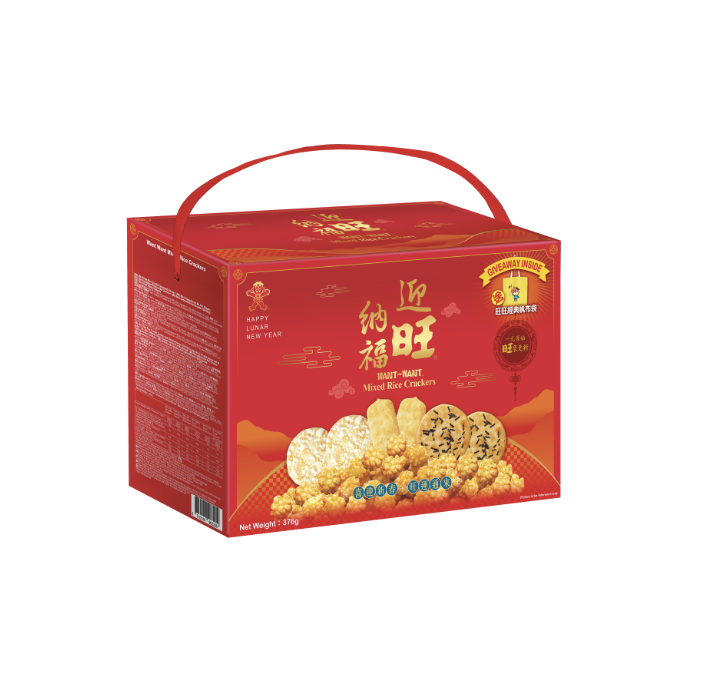 Want Want Mixed Rice Crackers 376g | 旺旺 什锦米饼礼盒 376g