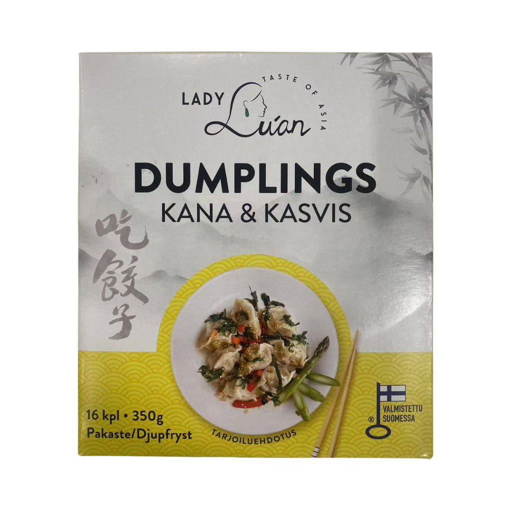 FI Lady Luan Dumpling Chicken Vegetable Flavor 350g | 芬兰产 饺子 鸡肉蔬菜味 350g