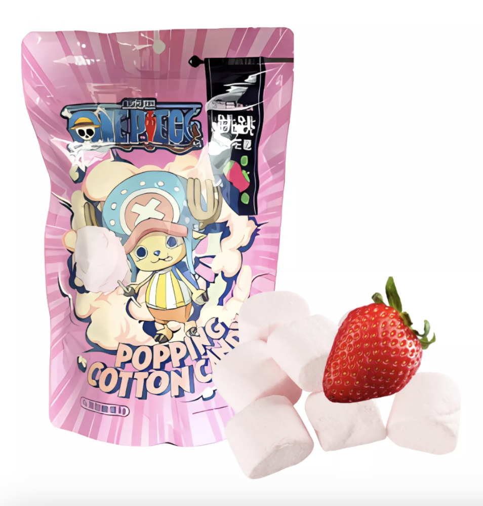 ONE PIECE Marshmallow Strawberry Flavor 15g | ONE PIECE 棉花糖 草莓味 15g