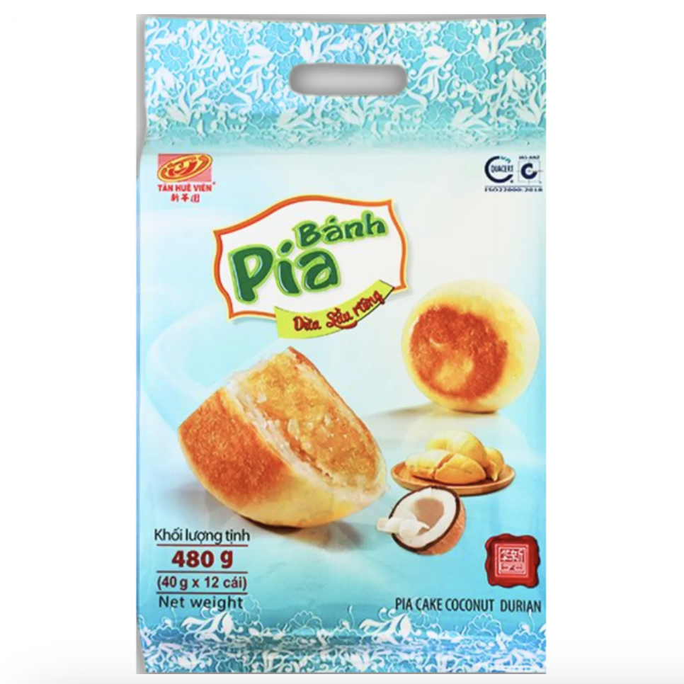 TAN HUE VIEN Liusha Coconut Pia Cake 480g | TAN HUE VIEN 流沙椰子糕点 480g