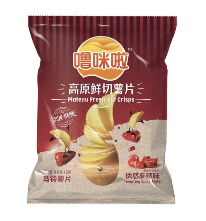 LML Potato Chips Spicy Flavor 50g丨噜咪啦 薯片 诱惑麻辣味 50g