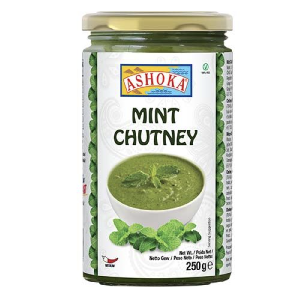 ASHOKA Mint Chutney 250g | ASHOKA 薄荷酸辣酱 250g