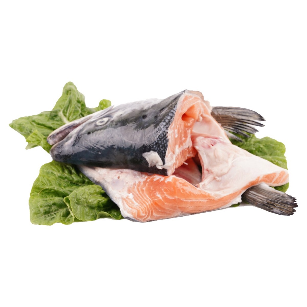 Vacuum-Packed Salmon Heads /Vakuumipakattu Lohi Pää /kg | 新鲜真空包装 三文鱼头 /kg