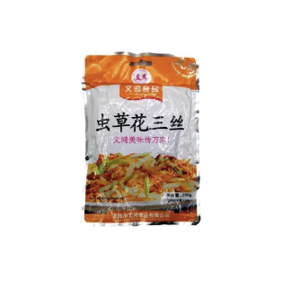 WH Pickled Cordyceps Flower With Bamboo Shoots Enoki 200g | 文鸿 虫草花三丝 200g