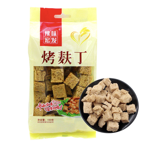 YWHF Dehydrated Wheat Gluten 150g | 豫味宏发 烤麸干 150g