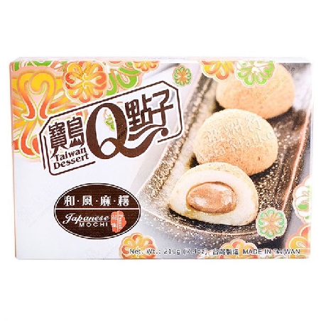 Q Mochi Peanut Flavor 210g | 宝岛Q点子 麻薯 花生味 210g