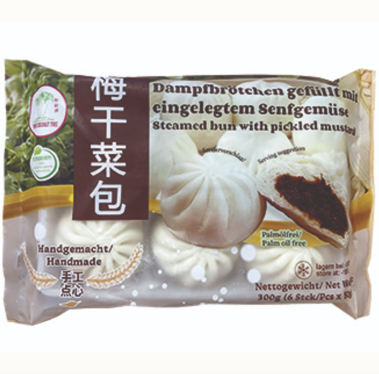 TCT Steamed Buns Filled With Pickled Mustard Vegetables 300g | TCT 梅干菜包 300g