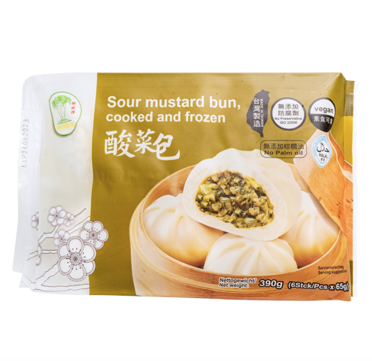 TCT Steamed Buns Pickled Cabbage Flavor 390g | TCT 台湾酸菜包 390g