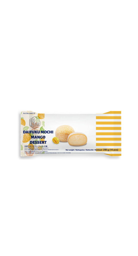 Daifuku Lactose-free Mochi Mango 250g | 大福 无乳糖芒果味麻糬 250g